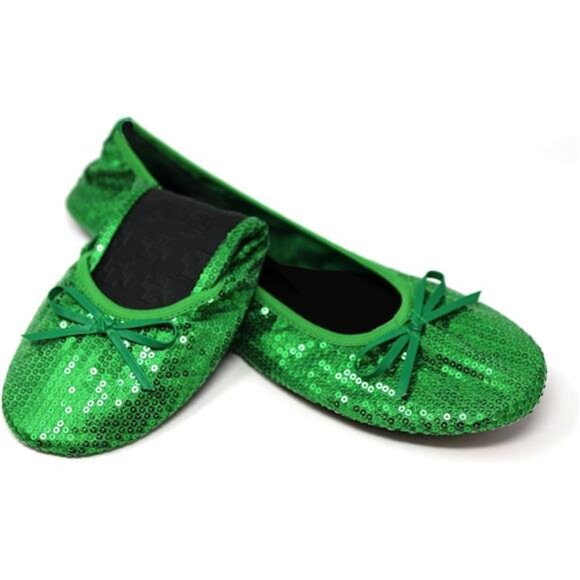 Foldable Flats for Women Purse Ballet Shoes Ballerina Slippers - Picture 2 of 7